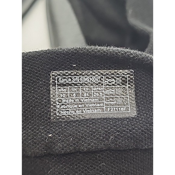 Sanuk Yoga Mat Sling Thong Flip Flop Sandals Women's Size 10 Black - Picture 5 of 10